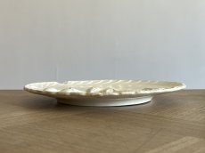画像14: SALINS バルボティーヌ いちご 白いレリーフ皿 ダメージ [202507-35] (14)