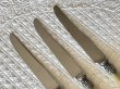 画像17: ロココ調装飾 ホーンとステンレス製 カトラリー3本セット〖202410−029〗 (17)