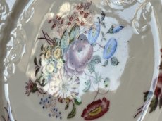 画像6: クレイユエモントロー ポーセリン お花のブーケ レリーフデザート皿 ＃1 [202507-40] (6)
