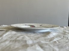 画像11: クレイユエモントロー ポーセリン お花のブーケ レリーフデザート皿 ＃1 [202507-40] (11)