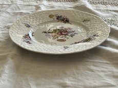 画像16: クレイユエモントロー ポーセリン お花のブーケ レリーフデザート皿 ＃1 [202507-40] (16)