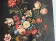画像2: 19世紀 イタリア絵画 静物画 油絵 お花のコンポジション 70x58cm＃2〚202504-002〛 (2)
