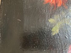 画像19: 19世紀 イタリア絵画 静物画 油絵 お花のコンポジション 70x58cm＃2〚202504-002〛 (19)