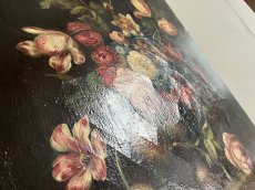 画像21: 19世紀 イタリア絵画 静物画 油絵 お花のコンポジション 70x58cm＃2〚202504-002〛 (21)