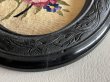 画像23: ナポレオン3世 黒いフレーム お花のクロスステッチ 刺繍 33x15cm〚202504-005〛 (23)