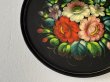 画像4: ソビエト時代 アンティーク ジョストヴォ エナメル絵付け トレイ 直径32cm〚202504-006〛 (4)