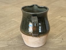 画像4: 南仏陶器 テラコッタ 濃い茶釉 ピシェ [202507-50] (4)
