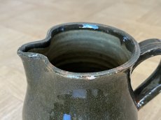 画像8: 南仏陶器 テラコッタ 濃い茶釉 ピシェ [202507-50] (8)