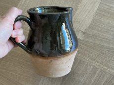 画像22: 南仏陶器 テラコッタ 濃い茶釉 ピシェ [202507-50] (22)
