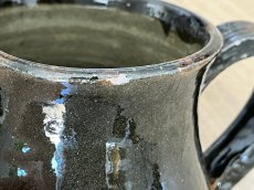 画像9: 南仏陶器 テラコッタ 濃い茶釉 ピシェ [202507-50] (9)