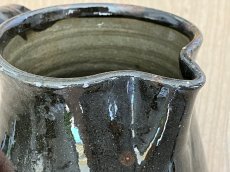 画像11: 南仏陶器 テラコッタ 濃い茶釉 ピシェ [202507-50] (11)