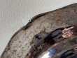 画像14: 南仏陶器 デュルフィ窯 焦げ茶釉薬 花リム 大型プレート 33cm〚202504-027〛 (14)