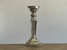 画像4: マーキュリーガラス ヘキサゴナル キャンドルスタンド 燭台 高さ30.7cm [202508-02] (4)