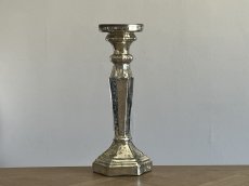 画像5: マーキュリーガラス ヘキサゴナル キャンドルスタンド 燭台 高さ30.7cm [202508-02] (5)