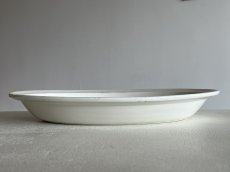 画像15: 19世紀 南仏 ヴァラージュ 白いファイアンス オーバル皿〚202504-028〛 (15)