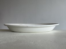 画像16: 19世紀 南仏 ヴァラージュ 白いファイアンス オーバル皿〚202504-028〛 (16)