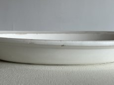 画像18: 19世紀 南仏 ヴァラージュ 白いファイアンス オーバル皿〚202504-028〛 (18)