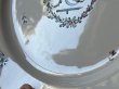 画像8: フランス東部 ファイアンス お花とモノグラム、ヤグルマギク 絵付けプレート ＃2〚202504-015〛 (8)