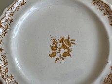 画像4: ☆ギャルリーイデコ☆ 18世紀 ミディ地方 白釉 黄色いお花の絵付け 花リムプレート 25cm #1〖202407−019〗 (4)