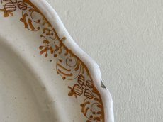 画像13: ☆ギャルリーイデコ☆ 18世紀 ミディ地方 白釉 黄色いお花の絵付け 花リムプレート 25cm #1〖202407−019〗 (13)
