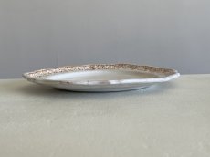 画像15: ☆ギャルリーイデコ☆ 18世紀 ミディ地方 白釉 黄色いお花の絵付け 花リムプレート 25cm #1〖202407−019〗 (15)