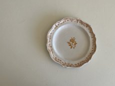 画像27: ☆ギャルリーイデコ☆ 18世紀 ミディ地方 白釉 黄色いお花の絵付け 花リムプレート 25cm #1〖202407−019〗 (27)