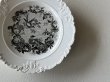画像24: ボルドー窯 David Johnston お花と鳥 グリザイユ プレート〖202504-33〗 (24)