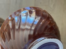 画像11: カフェオレボウル サルグミンヌ セラミック製 焦げ茶と白のボウル 口径13.4cm ＃1 [202508-58] (11)