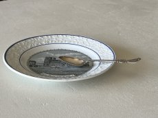 画像17: ショワジールロワ パリのノートルダム グリザイユ レリーフ皿〖202504-45〗 (17)