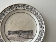 画像3: 19世紀初期 MONTEREAU モントロー  パリの建造物 グリザイユ プレート 5枚セット〖202406-59〗 (3)