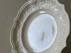 画像5: 19世紀 ランベルヴィレー 白いレリーフ皿 ＃2〖202504-81〗 (5)