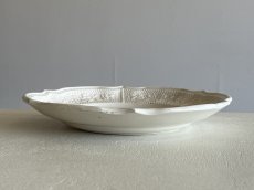 画像14: 19世紀 ランベルヴィレー 白いレリーフ皿 ＃2〖202504-81〗 (14)