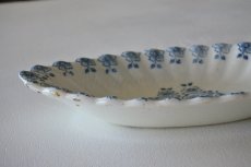 画像18: ラヴィエ お花のプリント リムレリーフ 舟形〖202312-22〗 (18)