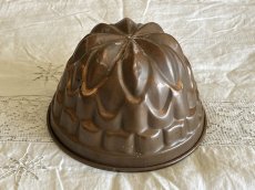 画像1: ヴィンテージ コッパーモールド 氷山形 直径19cm [202508-17] (1)