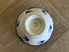 画像16: カフェオレボウル バドンヴィレー 青いツバメ 小さなボウル 口径8.8cm [202508-63] (16)