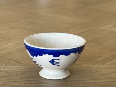 画像21: カフェオレボウル バドンヴィレー 青いツバメ 小さなボウル 口径8.8cm [202508-63] (21)