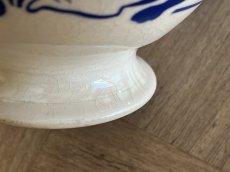 画像25: カフェオレボウル バドンヴィレー ねこ 猫 ネコ ブルー 口径14.4cm [202508-66] (25)