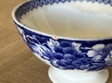画像11: カフェオレボウル クレイユエモントロー フローラ ブルー 口径13.7cm [202508-68] (11)