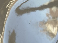 画像5: 南仏陶器 ピション ユゼス 魚形 薄いトープ プレート ＃1 [202508-32] (5)