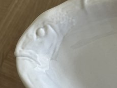 画像6: 南仏陶器 ピション ユゼス 魚形 薄いトープ プレート ＃1 [202508-32] (6)