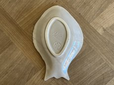 画像11: 南仏陶器 ピション ユゼス 魚形 薄いトープ プレート ＃1 [202508-32] (11)