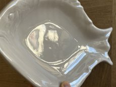画像6: 南仏陶器 ピション ユゼス 魚形 薄いトープ プレート ＃2 [202508-33] (6)