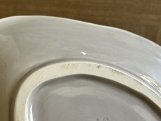 画像12: 南仏陶器 ピション ユゼス 魚形 薄いトープ プレート ＃2 [202508-33] (12)