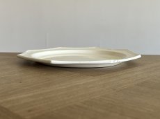 画像14: クレールフォンテーヌ 白いオクトゴナル 平皿 [202508-41] (14)