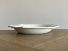 画像3: クレールフォンテーヌ 白いオクトゴナル 深皿 [202508-43] (3)