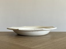 画像5: クレールフォンテーヌ 白いオクトゴナル 深皿 [202508-43] (5)