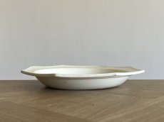画像6: クレールフォンテーヌ 白いオクトゴナル 深皿 [202508-43] (6)